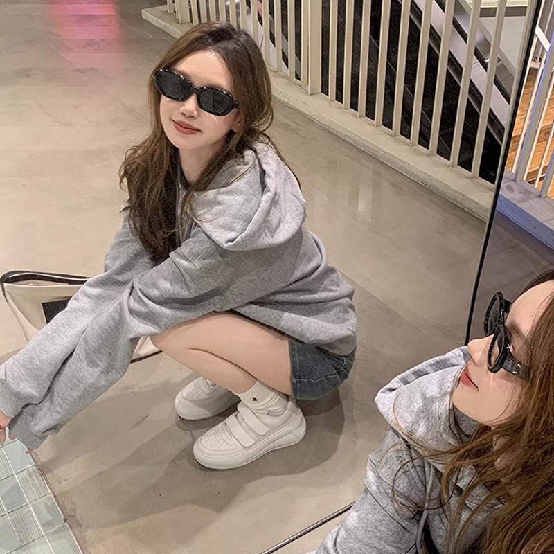 El mismo estilo de Su Yinyin, Little Fat Ding ~ Smiley Velcro plataforma de elevación zapatos deportivos casuales zapatos blancos de mujer