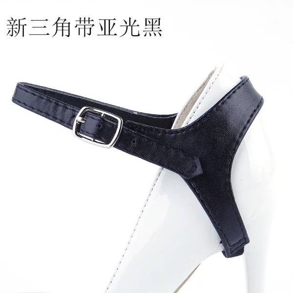 New Triangle High-heeled Shoes with High-heeled Shoelace Anti-dropping Shoelace No-heel Shoe Accessories Transparent Nail-free Shoelace Women