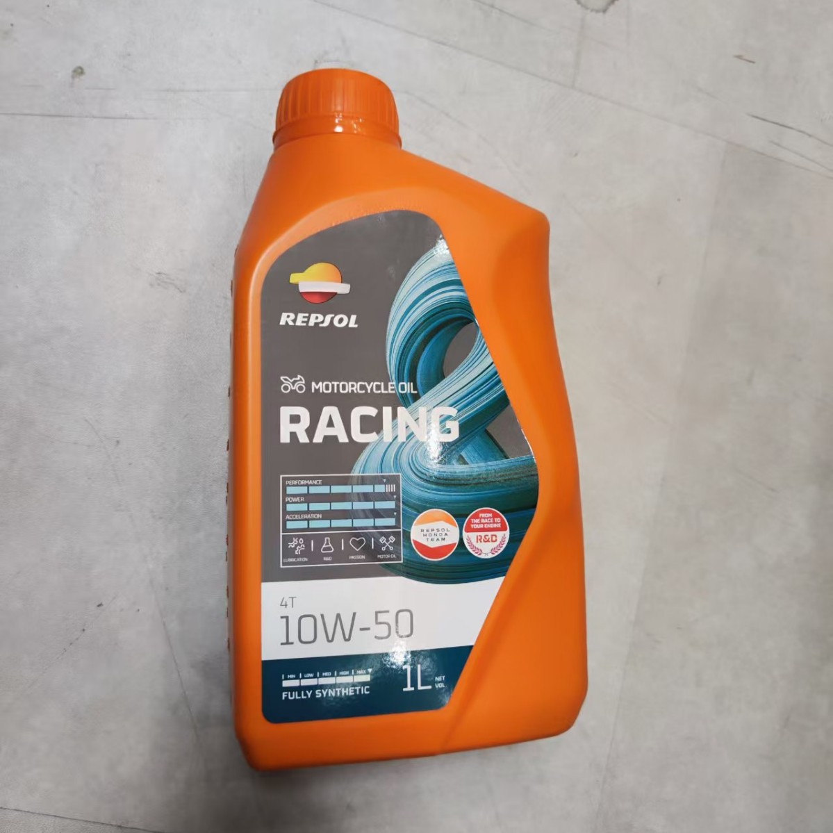 威爽摩托车机油 全合成 雷神 4T 10W-50 1箱 12瓶 西班牙 racing