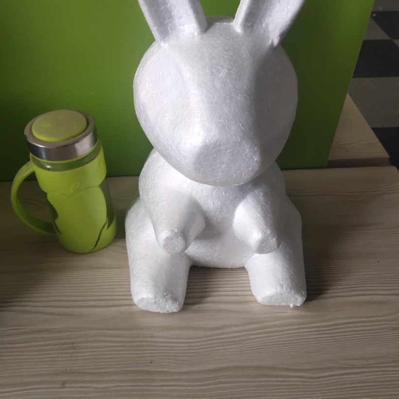 Oso Rosa molde oso modelo embrión blanco Qixi Día de San Valentín EPS Poli Dragón blanco espuma oso Clavel