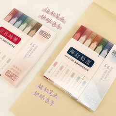 Collective Goods 72112 Soft Tip Eye Protection Color Fluorescent Pencil High-Artistry Student Drawing and Doodle Highlighter Pen