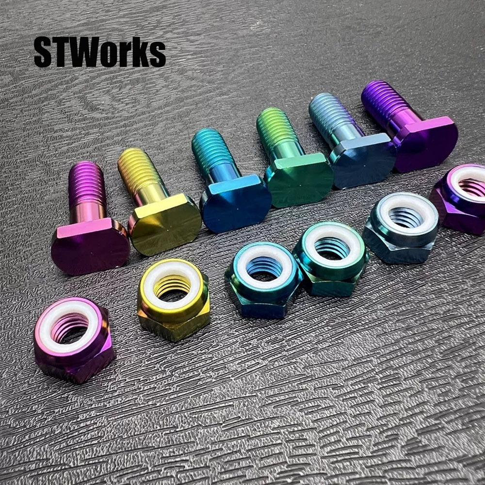 Tc4 摩托车螺丝m8*23后链轮牙盘座螺丝大链轮固定螺丝T型螺栓