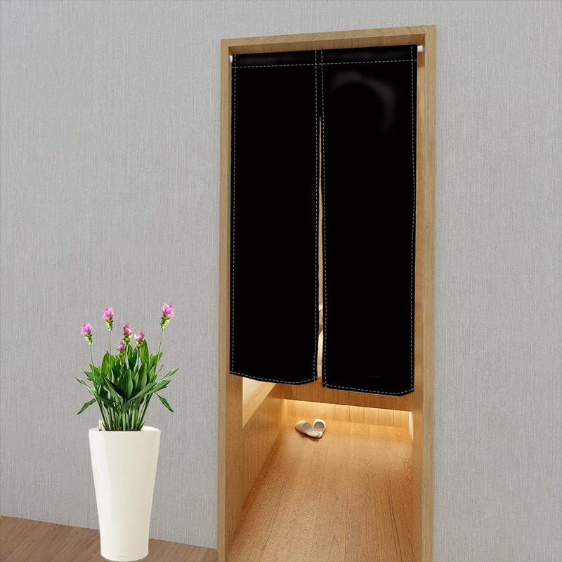 黒いクロスボーダーの布芸ののれんの寝室の仕切りのカーテンの台所の半分のカーテンの風のカーテンの装飾のカーテンの卸売り|undefined