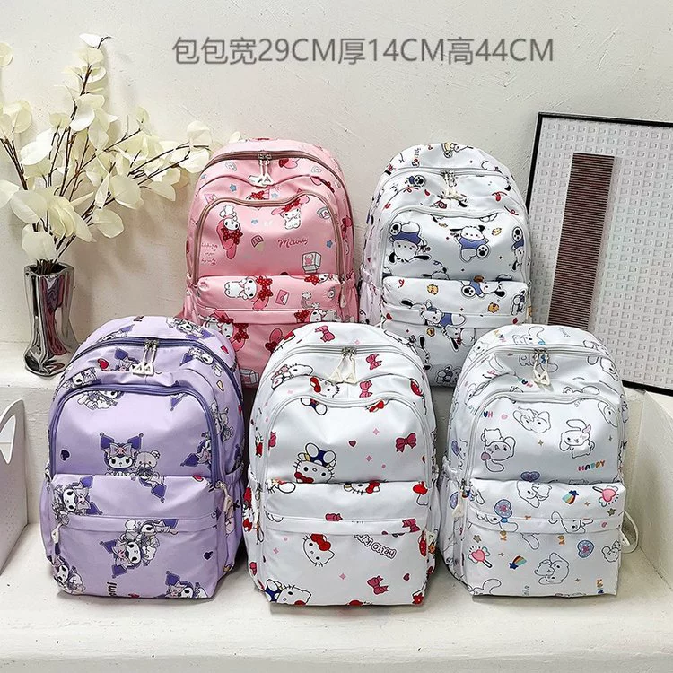 Cute backpack, fashionable shoulder bag, for secondary school, for students