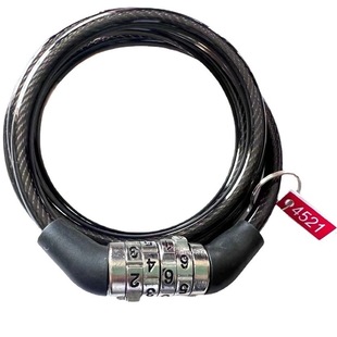 4-digit password lock bicycle ring lock wire lock anti-theft motorcycle lock accessories