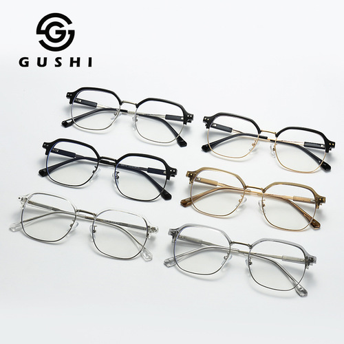 2024 new men's glasses anti-blue light tr90 metal glasses frame high-end factory wholesale myopia glasses frame for women