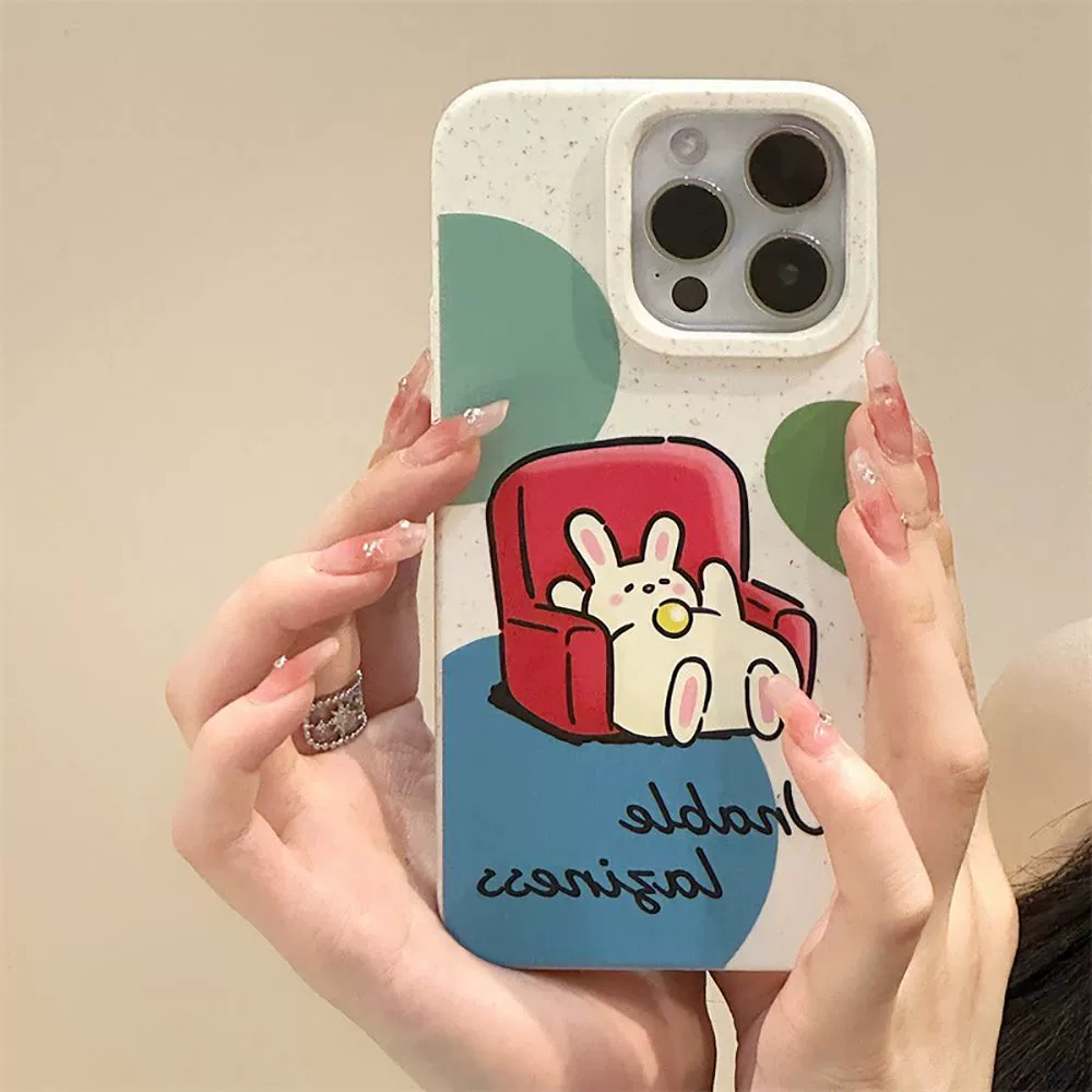Apple, совместимый кролик, iPhone 16, чехол для телефона, 16 Pro Max, 12