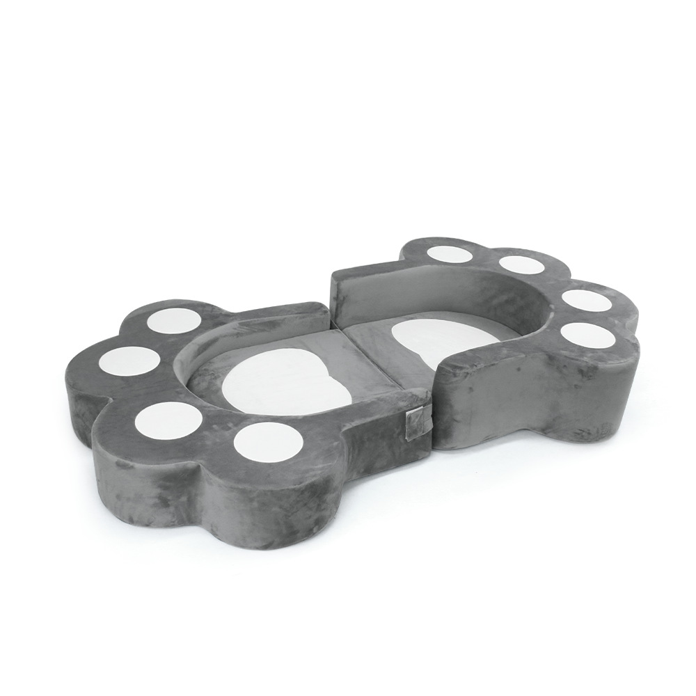 Cross-Border Customized Children's Travel Folding All-In-One Outdoor Camping Mattress Cat Paw High-Density Foam Mattress Folding Bed