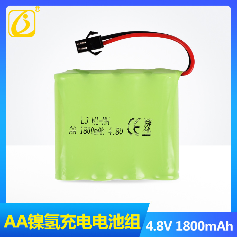 4.8V1800mAh电池组M型AA5号镍氢电池 遥控电动玩具照明灯饰2