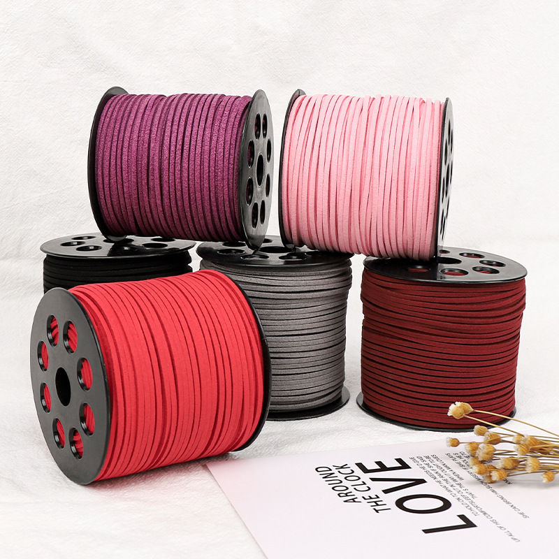 韩式鹿皮绒绳绒面100码韩国花束丝带缎带diy手工包装材料厂家直销