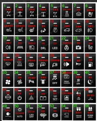 Other Automotive Interior Supplies, Suitable for Nissan X-Trail - other-icons-please-note-the-number-icon-you-want-after-placing-the-order