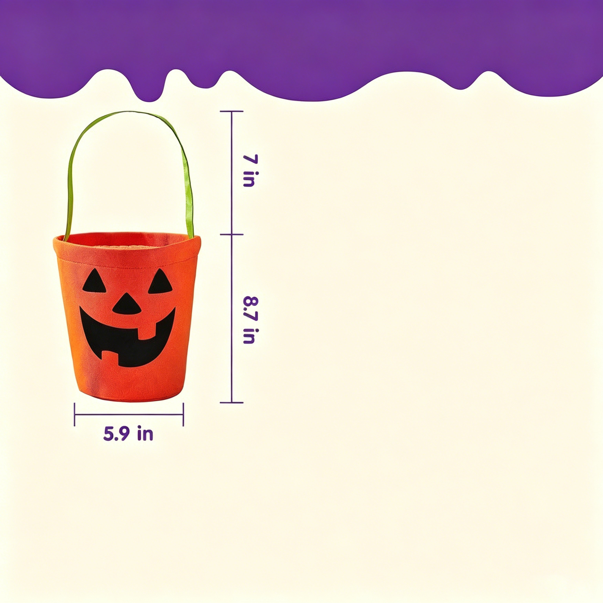 Halloween calabaza barril bolsas de dulces portátiles canasta de dulces para niños regalos decoración decorativa diseño de escena de actividad