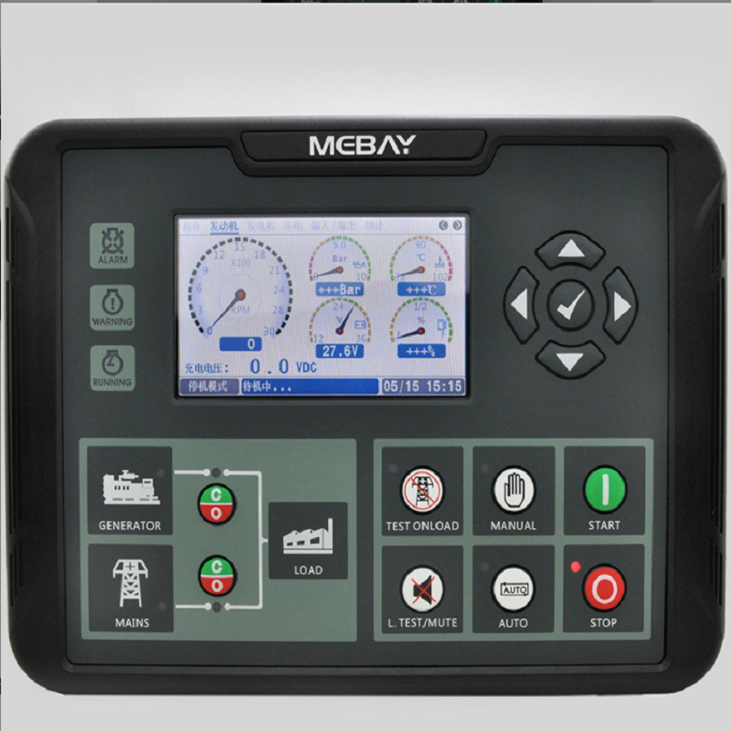 DC82D MK3发电机组控制器起动 停止 参数监视及故障监测 5120升级