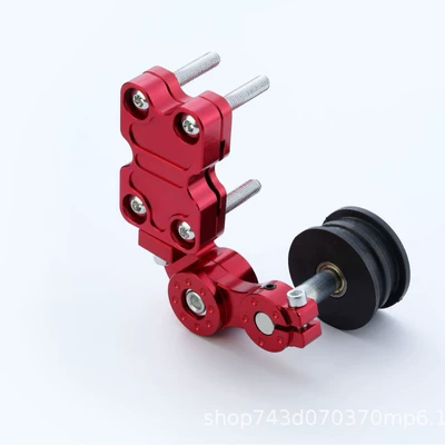 Cross-Border Popular Motorcycle Chain Adjuster, Quick Installation, Wear-Resistant, Rust-Proof, Aluminum Alloy Material Accessories, Chain Adjustment Tool (Motorcycle General Parts)