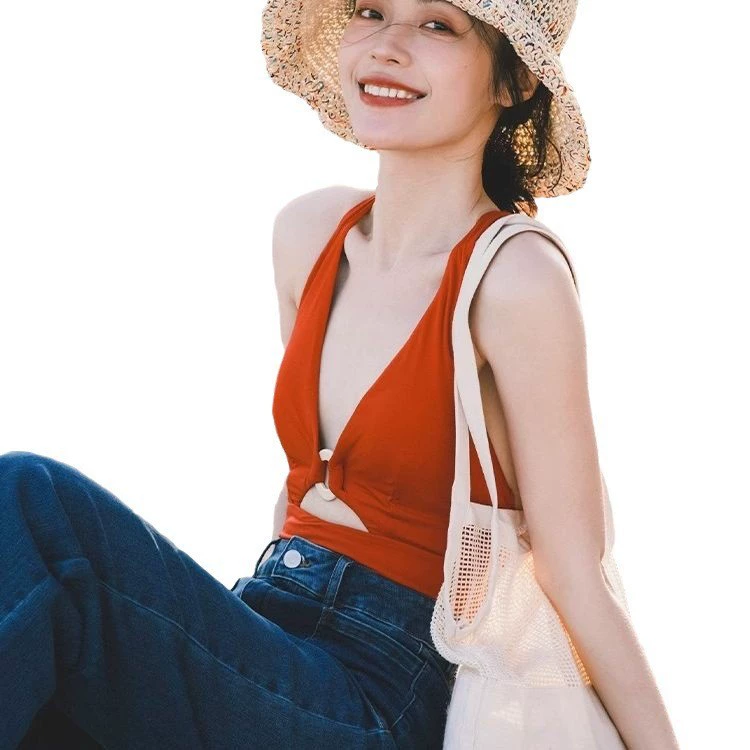 Swimwear, sexy bodysuit, internet celebrity, high-quality style, bright catchy style, fitted, V-neckline