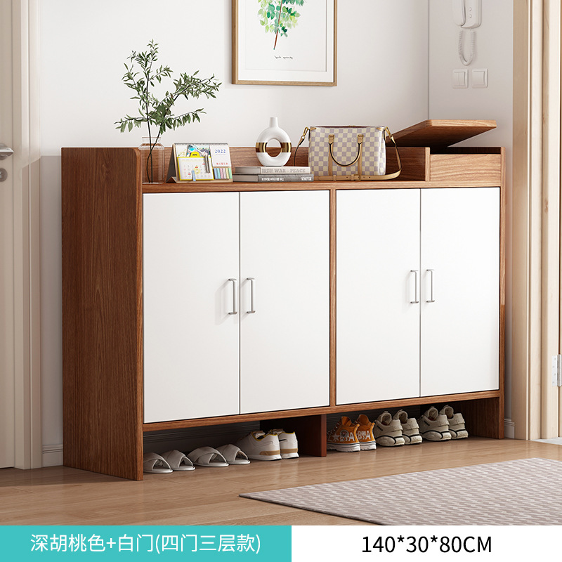 [두꺼운] 140cm 깊은 호두 흰색