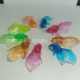 Simulation goldfish 5cm translucent environmental protection flexible glue PVC marine animal model suit children fish fishing toy
