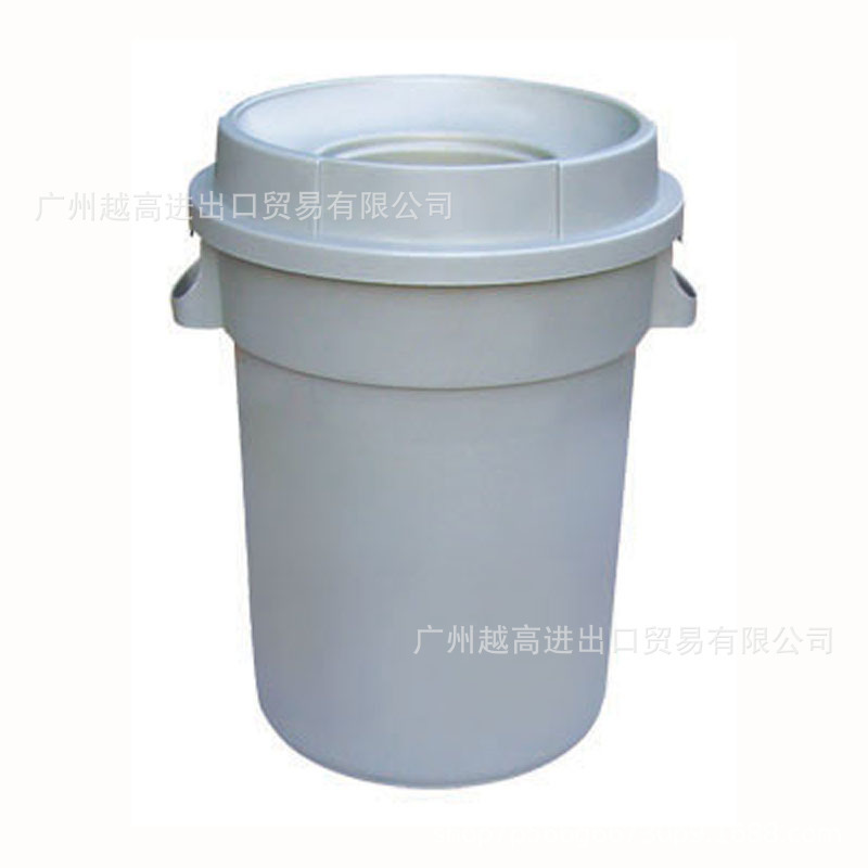 Top Push Lid Round Trash Can Without Base Dustbin Waste Bin