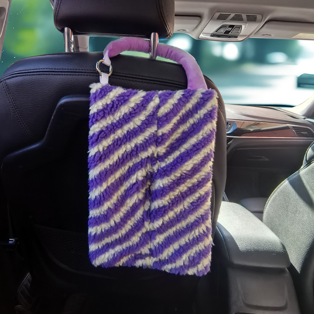 Fábrica de suministro directo de nuevo tipo de caja de toallas para automóviles de peluche de banda multifuncional para toallas para automóviles de toallas para casa