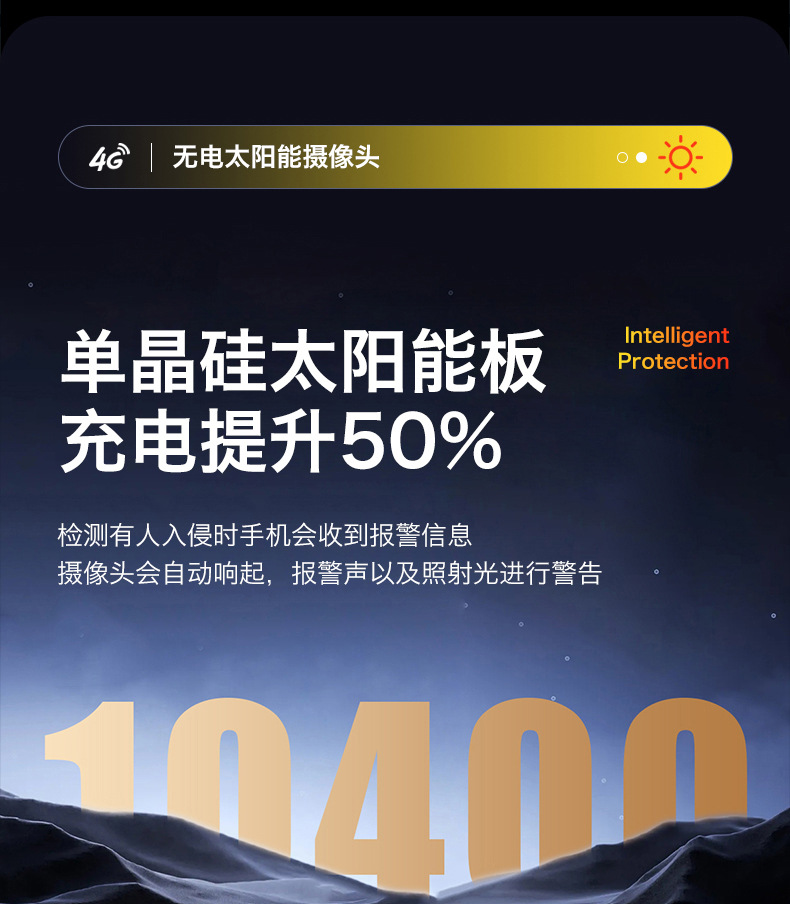 太阳能10倍变焦摄像头