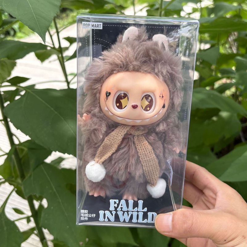 【新品猕猴桃】LABUBU泡泡拉布布玛特搪胶脸玩具毛绒公仔盲盒挂件|undefined