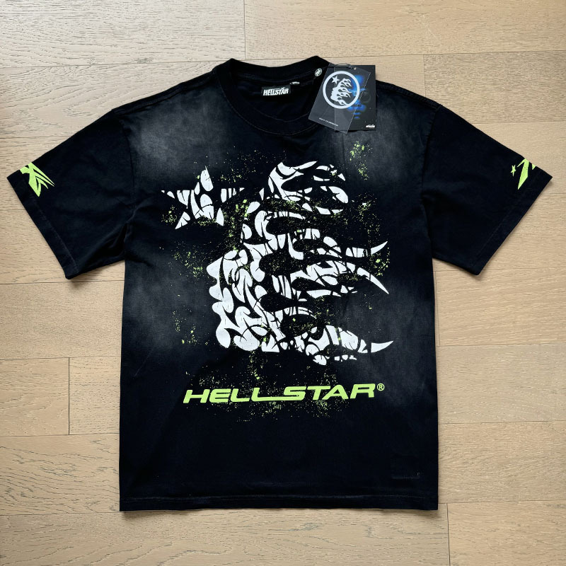 新型美潮Hの星シリーズプリント双紗純綿カジュアル男女夏カジュアルゆったり半袖tシャツ|undefined