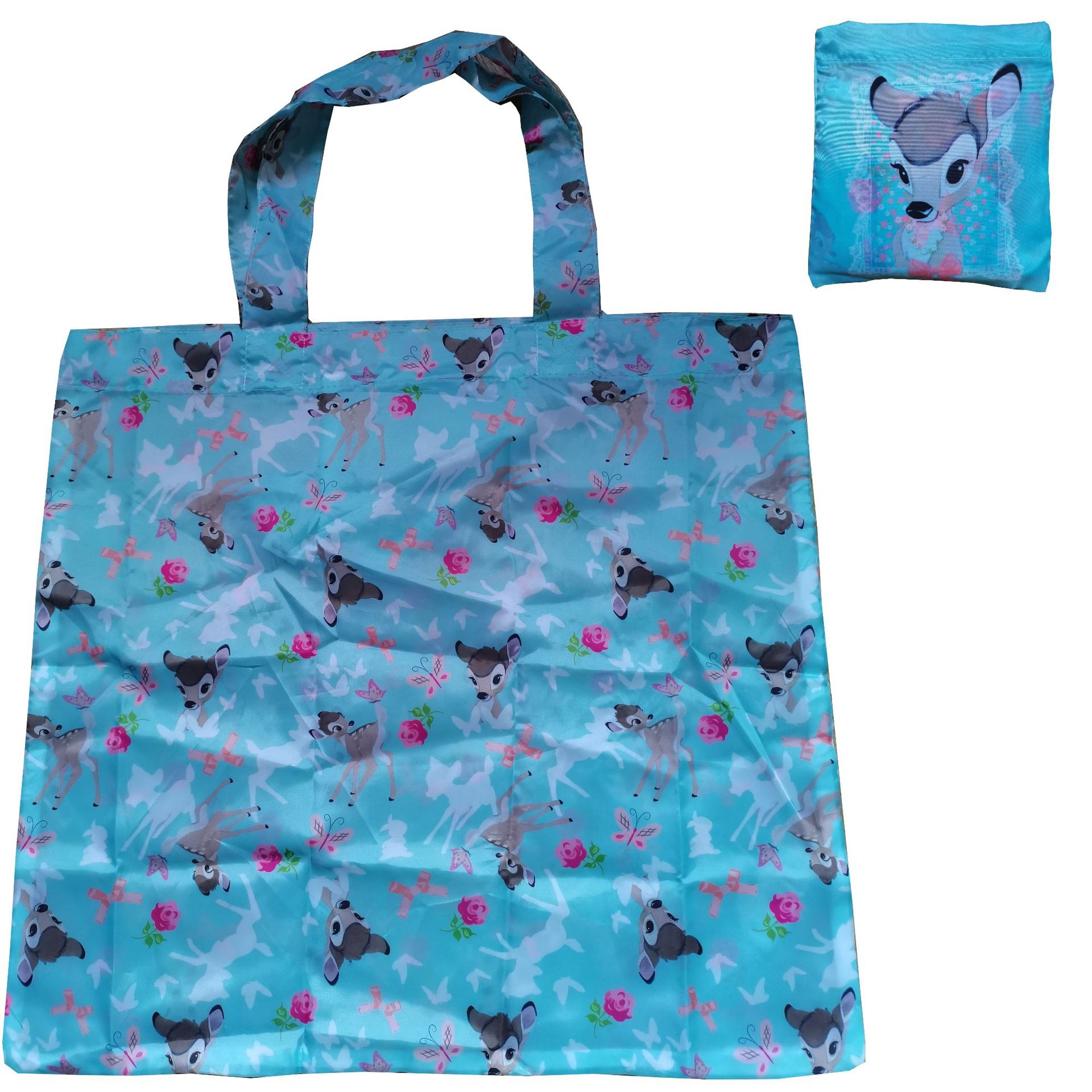 厂家批发定制热转印手提袋尼龙商场购物袋卡通包涤纶袋可折叠