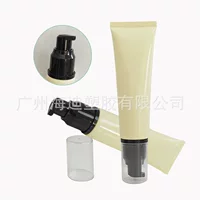50ml компрессионный насос головка шланг упаковка солнцезащитный крем PE пластиковая бутылка упаковочный контейнер