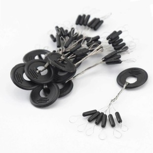 ✅ Fishing Ultra-Tight Silicone Space Beans Rubber 10 Sets Bulk Olive-Shaped Cylindrical Stopper Hand Sea