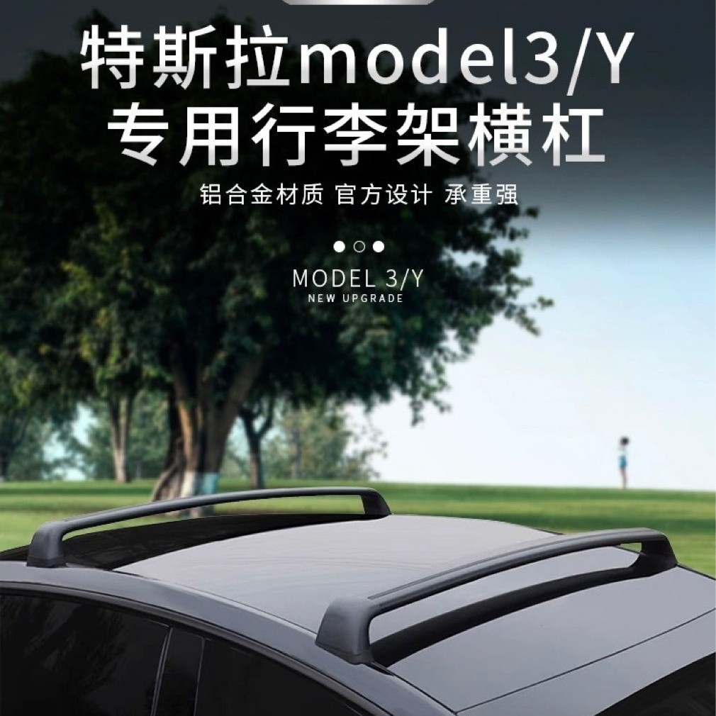 Tesla Roof Rack Cross Bars for Tesla Model Y Model 3 (Roof rack) - tesla-model-3