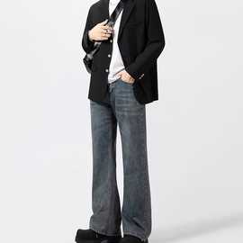 时尚商务男士西服套装2024秋季跨联易购C16-17阿仕度图片色现货