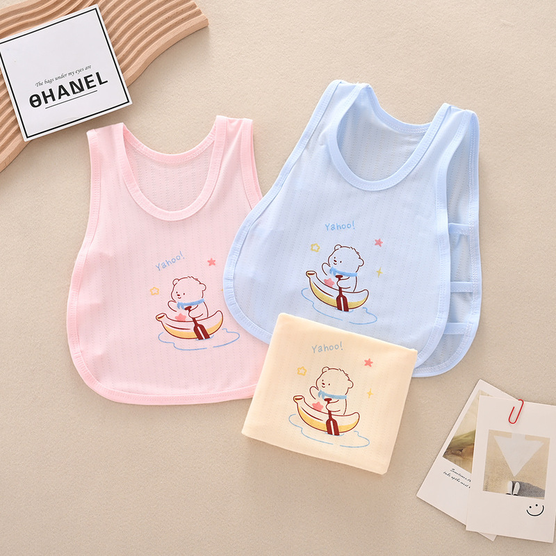Hatchle K306 Baby Vest for Boys and Girls, Lenzing Modal Sling Vest, Hollow-Out Breathable Summer Cool Vest