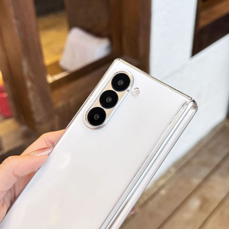 Samsung Zfold 30% off スタックスクリーン携帯電話ケース中央軸保護 Fold6 磁気ヒンジオールインクルーシブ w25 透明 PC に適しています。|undefined