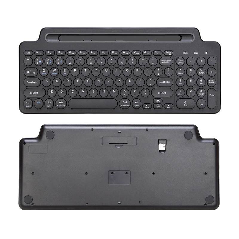 Bluetooth teclado inalámbrico teclado ranura para tarjeta 2,4g Tablet teclado de la computadora del teléfono inteligente teclado touch pad