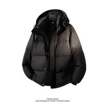 羽绒服男款冬季2025新款潮牌面包服防水工装外套情侣滑雪羽绒冬装