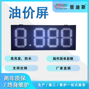 Դ�^�S��12���ɫ8.888�̓r�������ˮ�F�䣬LED��Ӽ���վ�̓r��