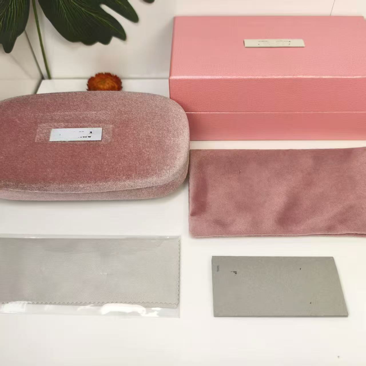 Inventario al por mayor nueva caja de gafas de alta calidad, caja de gafas de sol de alta gama, caja de gafas de sol, caja de paquete completa