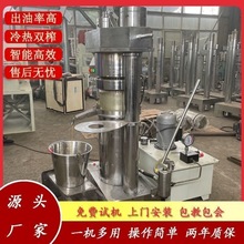 2025新型全自动液压榨油机高效食用油加工设备商用智能压油机机械
