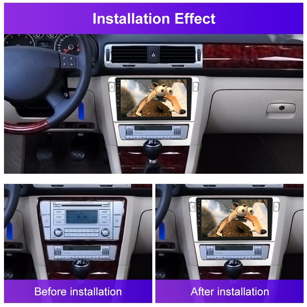 Подходит для Volkswagen Passat Lingyu/B7 04-10 — автомобильная мультимедийная система с CarPlay Android навигацией и функцией заднего вида "всё в одном"