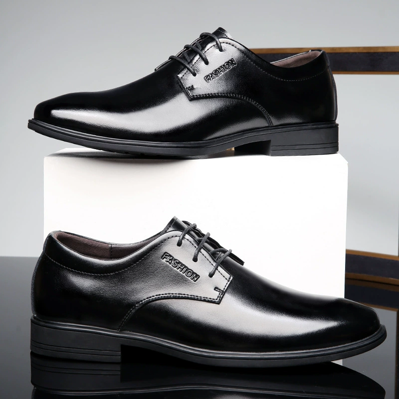 Бизнес кожаная обувь мужской 2025 новый ручной работы кожаная повседневная мужская обувь остроконечная кожаная обувь большой размер внешней торговли мужская обувь оптом