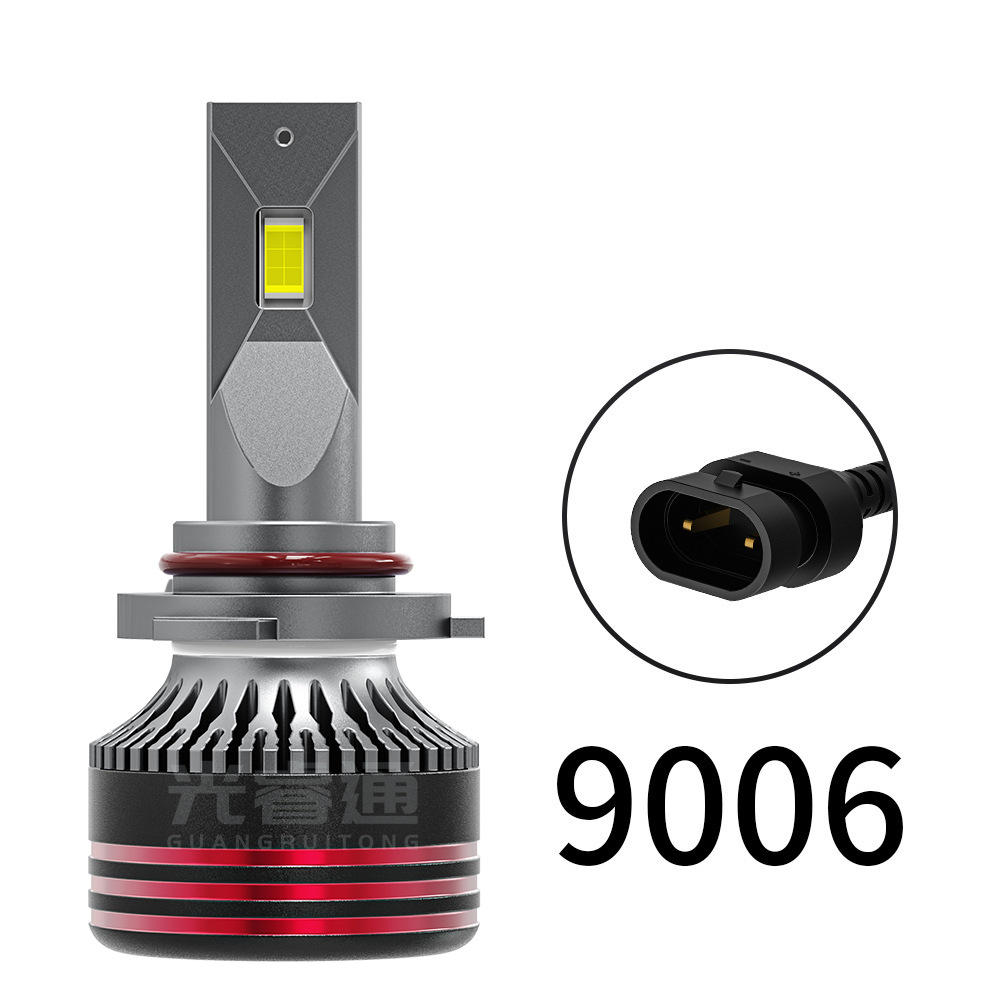 Transfronterizo M8 PRO linterna del coche 60W faro H4 9005 H1H7 solo tubo de cobre LED lámpara lejos y cerca de la luz
