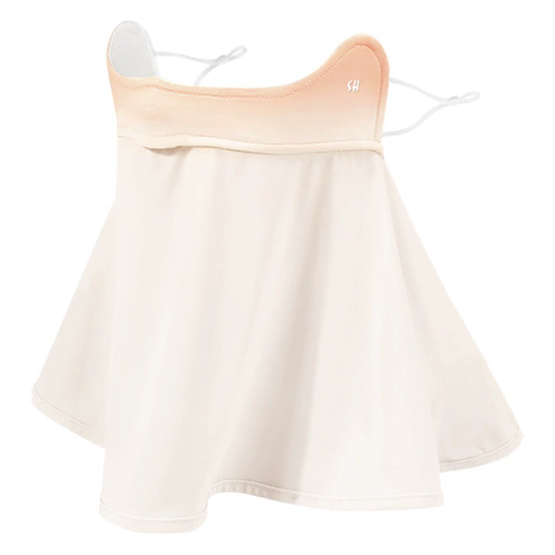 Солнцезащитная маска для женщин, защита от ультрафиолета, летняя велосипедная маска для лица, защита шеи, солнцезащитная маска с градиентом ледяного шелка, полотенце для лица