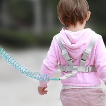 儿童游泳绳海边沙滩小孩防走丢乱跑泳圈牵引绳背带手环二合一