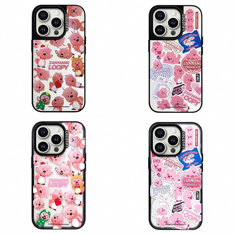 Loopy Little Beaver Ruby Sticker COCOTIFY Joint Phone Case Apple 16promax/15/14/13 Set
