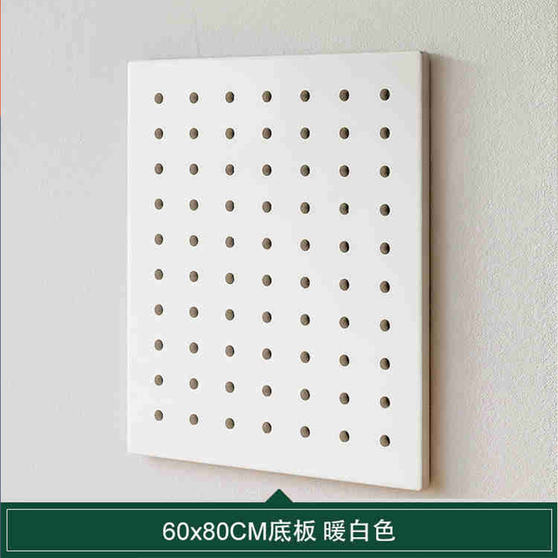 Tablero de agujero de madera maciza, entrada al armario de zapatos, estante de almacenamiento en la pared, pared de fondo de pared para uso doméstico