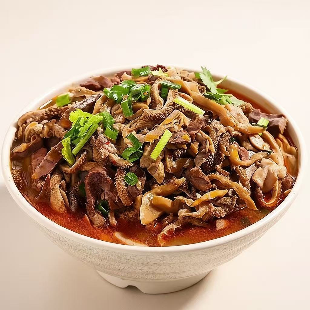 清真羊杂汤内蒙古特产正宗羊杂汤熟食小吃真空羊肉汤加热即食