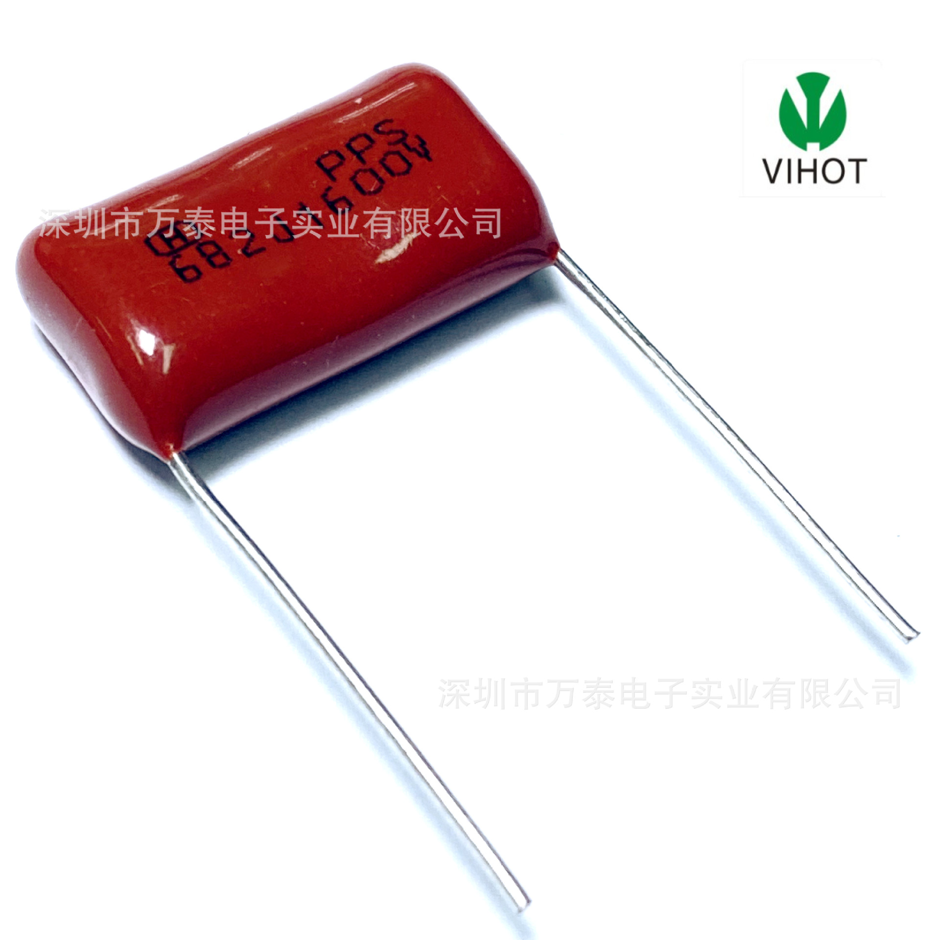 CBB81高压薄膜电容PPS 1600V682J 6.8NF 脚距22mm 箔式 聚丙烯膜