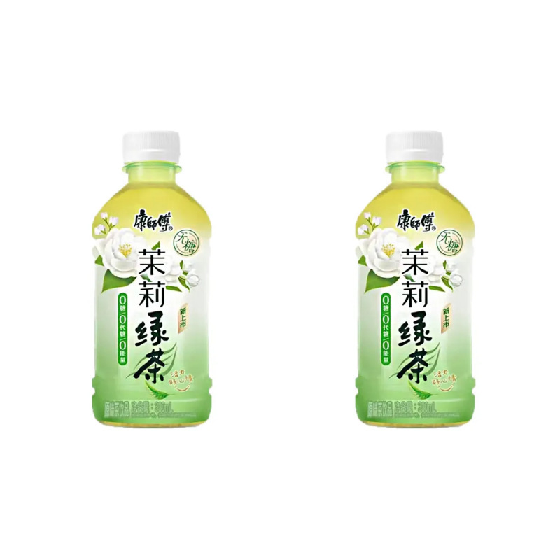 康师傅 茉莉绿茶酸梅汤冰红茶 330ml*2瓶 茶饮料便携小包装解渴|undefined