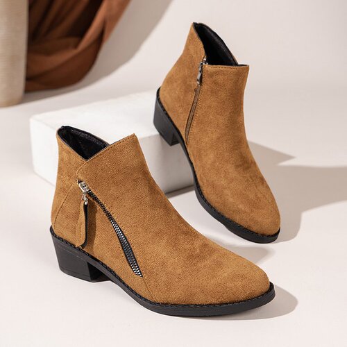 Plus-size leopard-print Chelsea boots for women, featuring a side zipper—perfect for autumn and winter in European and American styles.