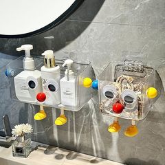 ドーパミン壁掛け収納ボックス浴室トイレ廃棄物フェイスタオルヘアロープ雑貨収納パンチフリーラック